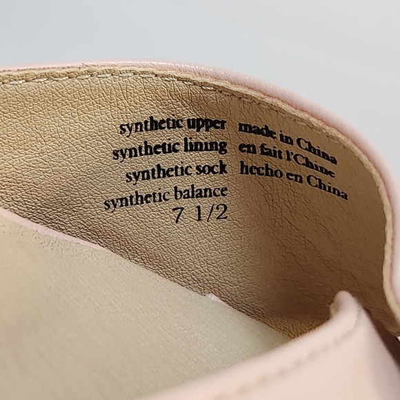 BC Footwear Blush So Famous Sandals Pink Vegan Leather Chunky Size 7.5 - Picture 7 of 15